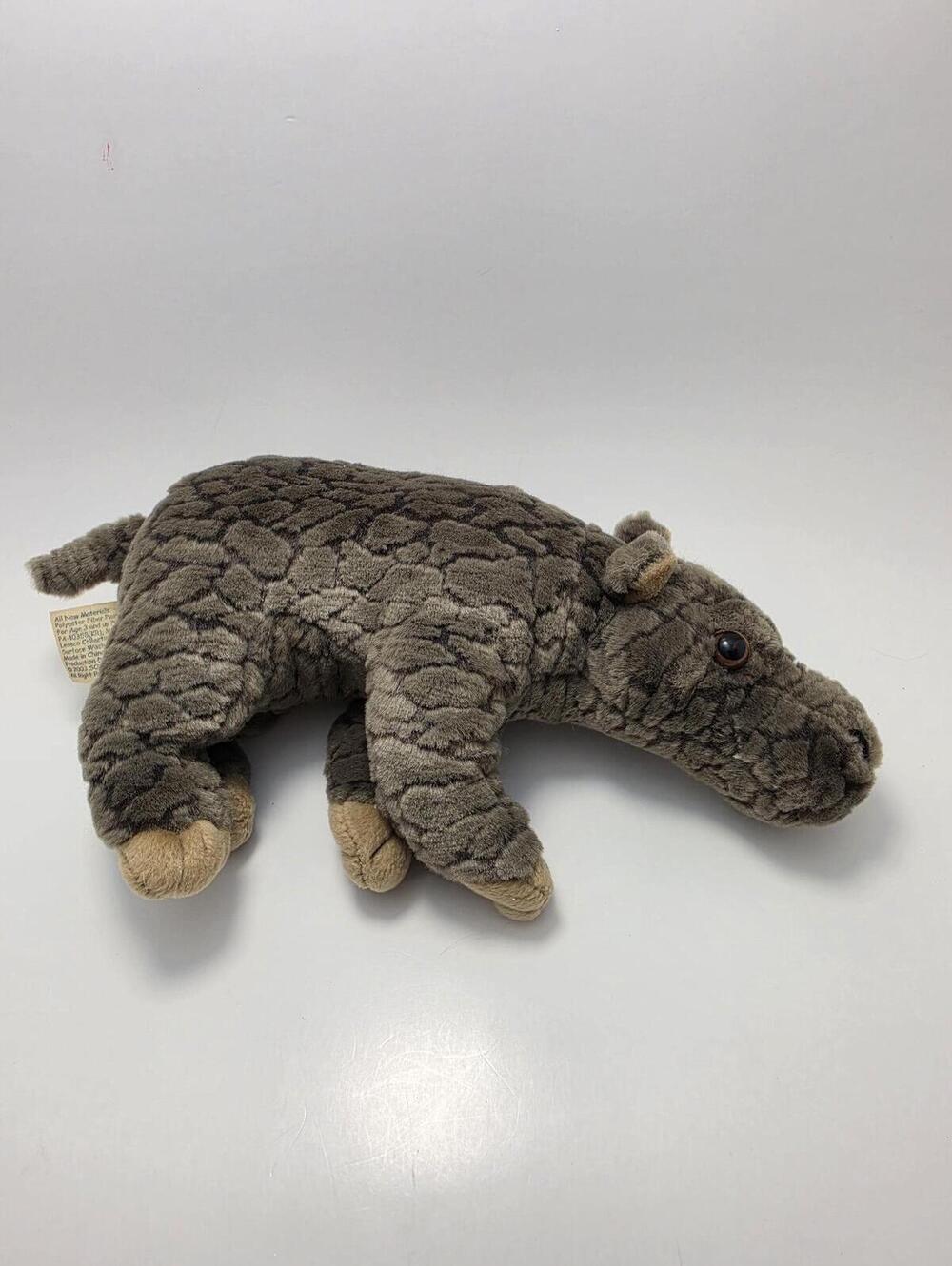 Save our Space Realistic Hippo Plush. Vintage Collectible (9 inch)